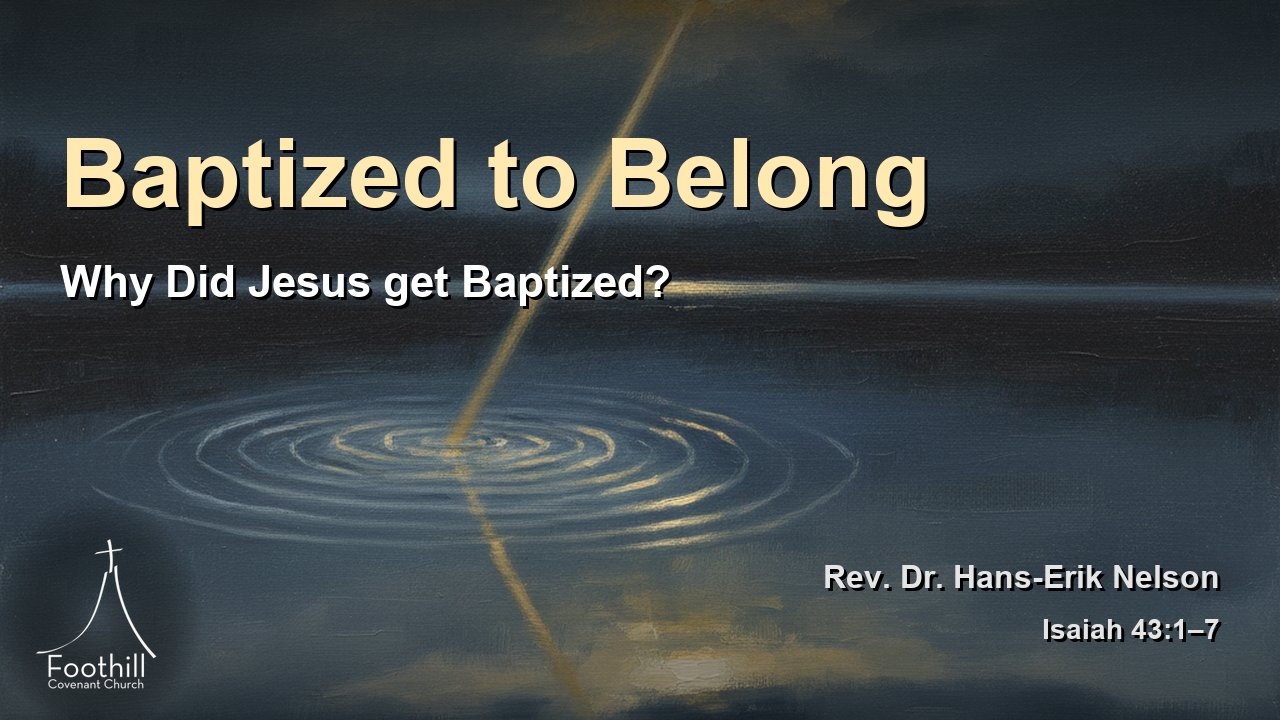 Thumbnail for Why Did Jesus get Baptized?