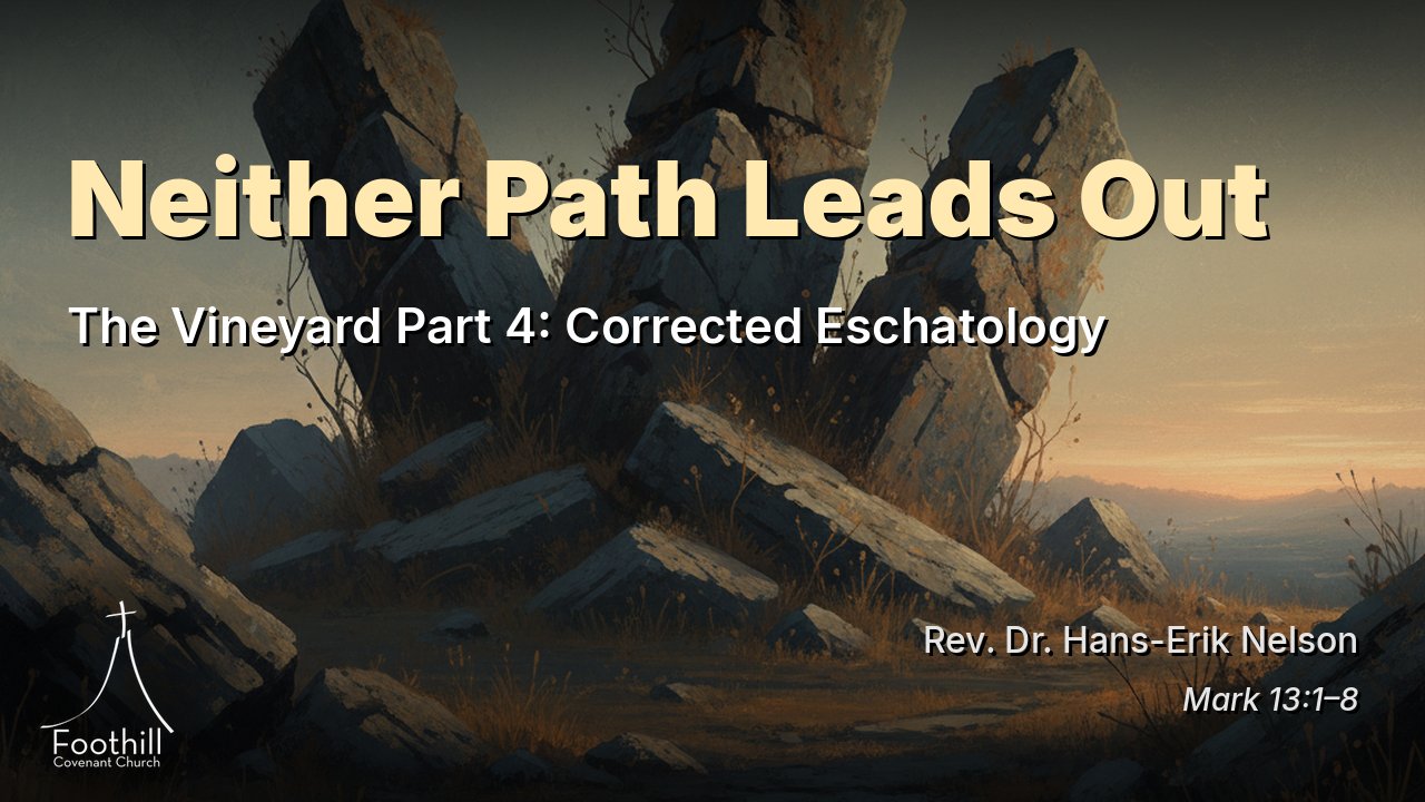 Thumbnail for The Vineyard Part 4: Corrected Eschatology