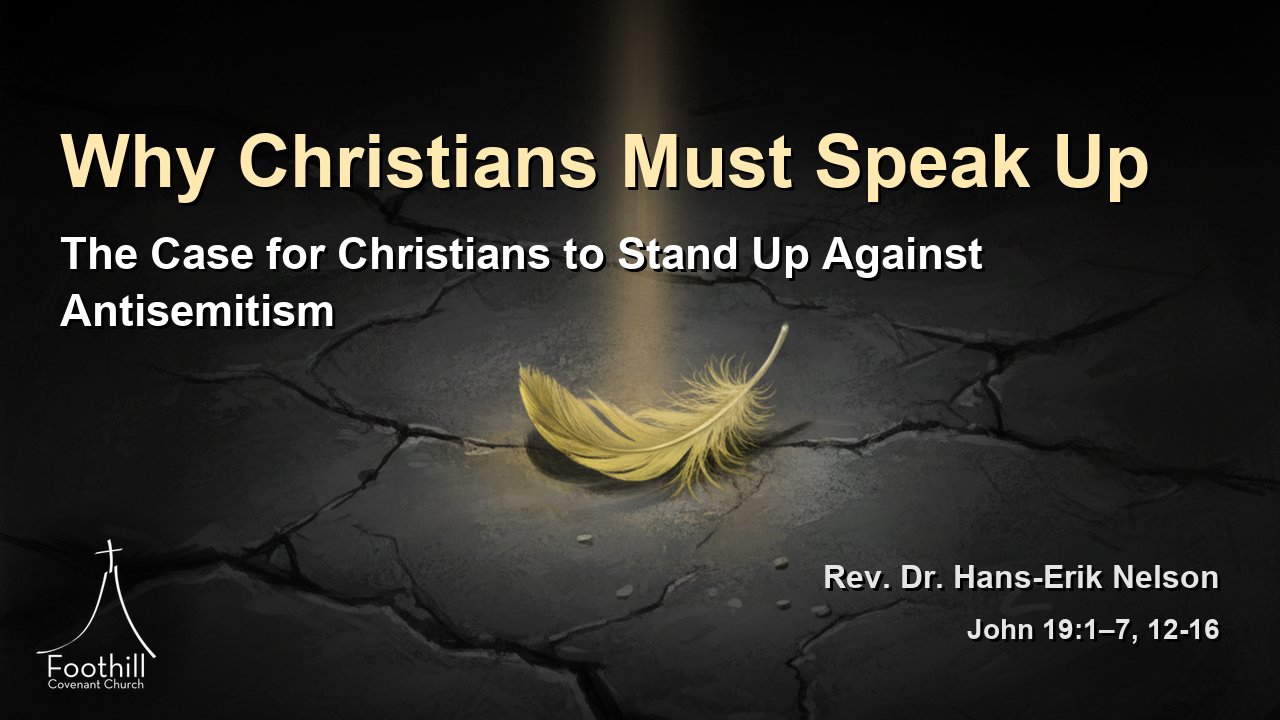 Thumbnail for The Case for Christians to Stand Up Against Antisemitism