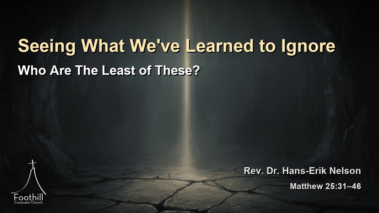 Thumbnail for Who Are The Least of These?