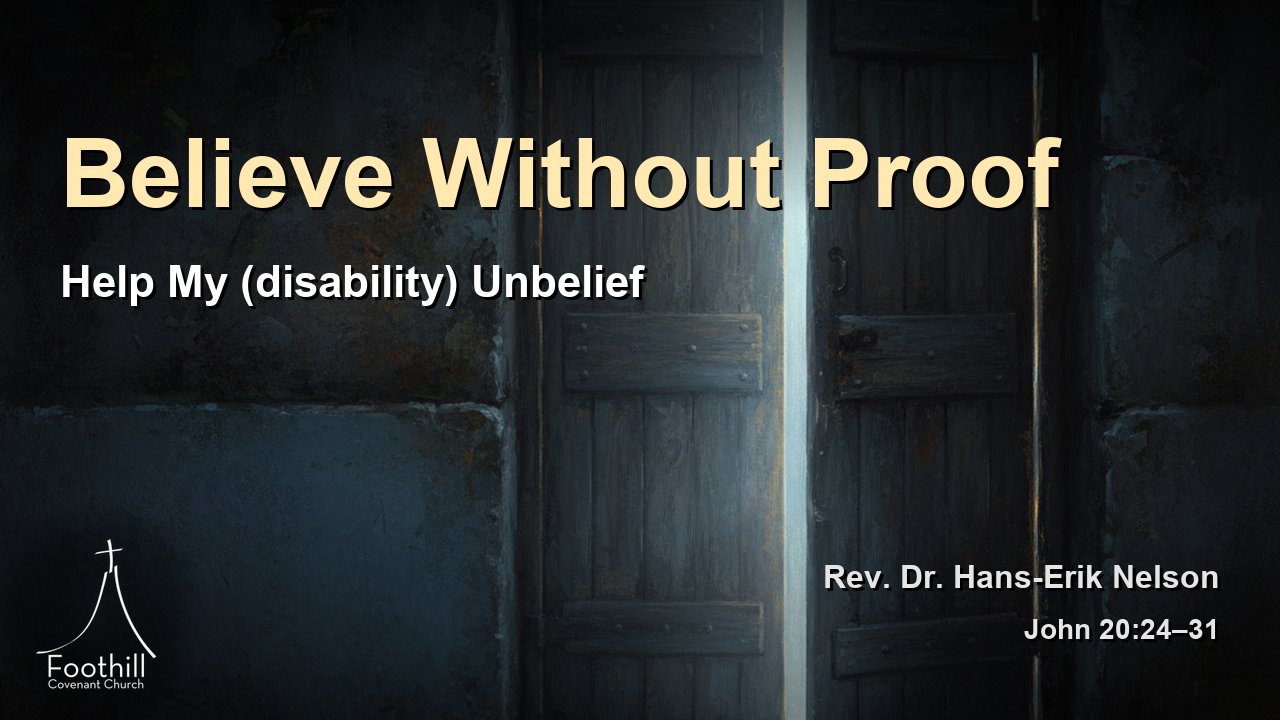 Thumbnail for Help My (disability) Unbelief