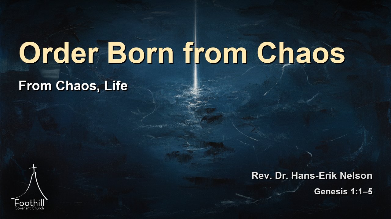 Thumbnail for From Chaos, Life