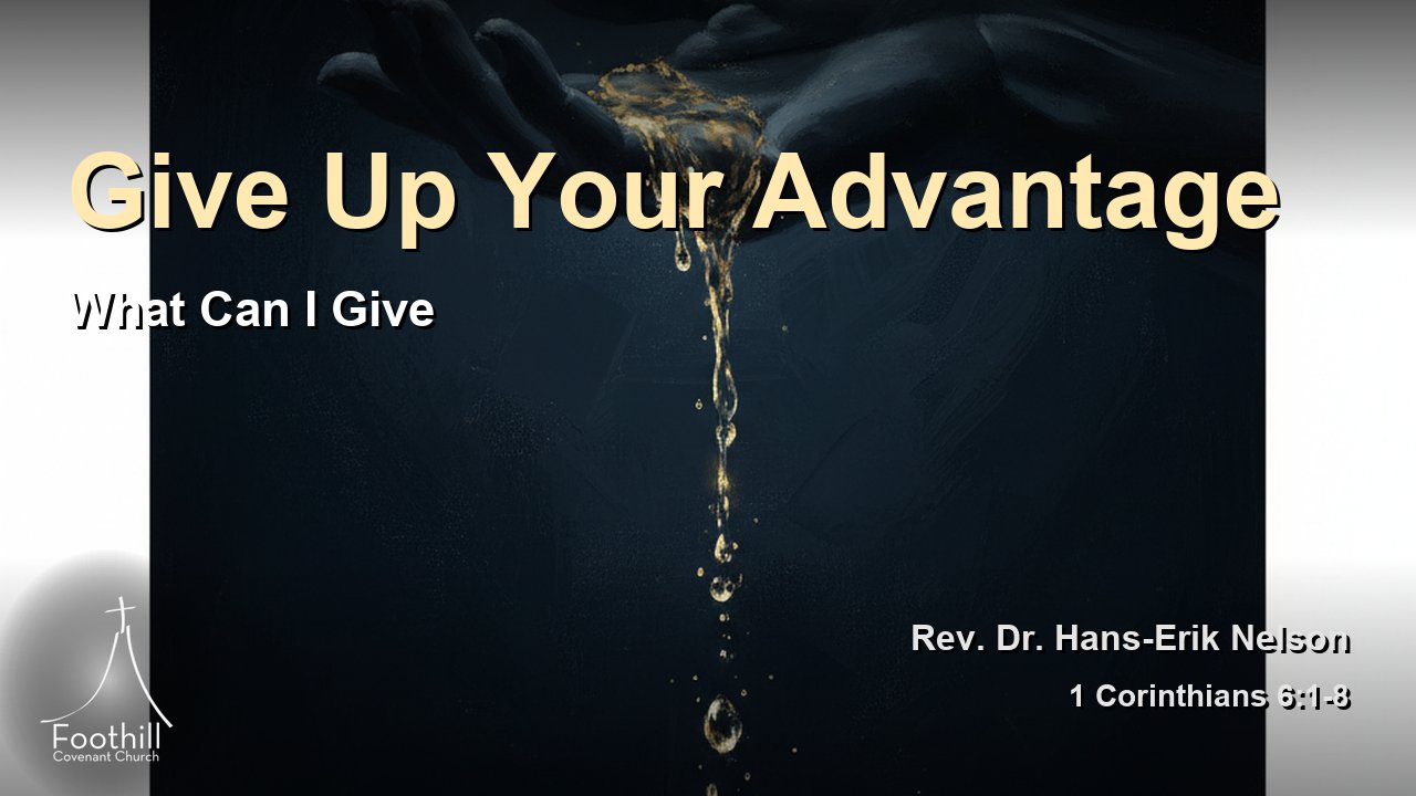 Thumbnail for What Can I Give